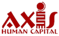 Logo of Axis Human Capital Limited, a human capital development firm in Accra featuring the Adinkra Nkyinkyim